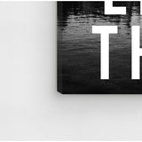 Oliver Gal 'Enjoy The View' Typography and Quotes Wall Art Canvas Print - Black, White