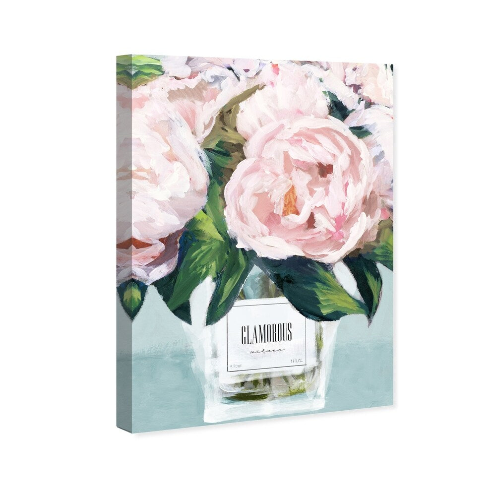 Oliver Gal 'Glamorous Milano Pastel' Floral and Botanical Wall Art Canvas Print - Pink, Green