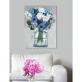 Oliver Gal 'Lavender Dream' Floral Blue Contemporary Wall Art Canvas Print