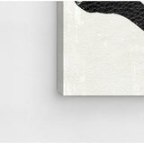 Oliver Gal 'Leather Om' Symbols and Objects Wall Art Canvas Print - Black, White