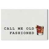 Oliver Gal 'Mr Old Fashioned' Drinks Wall Art Canvas Print