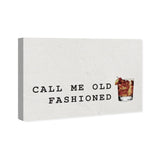 Oliver Gal 'Mr Old Fashioned' Drinks Wall Art Canvas Print