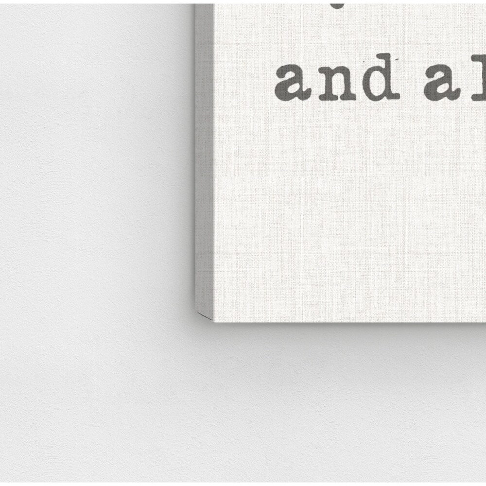 Oliver Gal 'My Sun My Moon' Typography and Quotes Wall Art Canvas Print - White