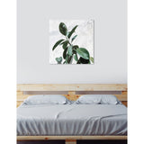 Oliver Gal 'Plant Life Marble' Floral and Botanical Wall Art Canvas Print - Green, White