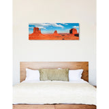 Oliver Gal 'Sai - Utah' Nature and Landscape Wall Art Canvas Print - Orange, Blue