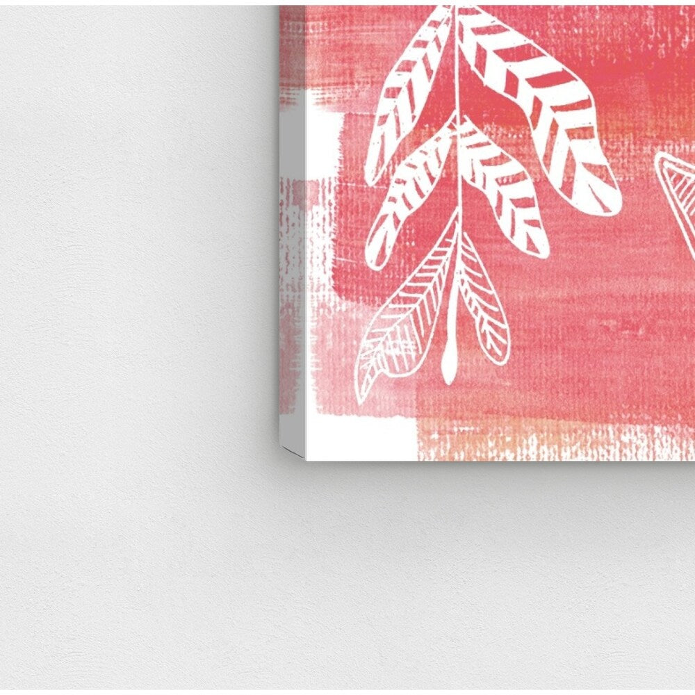 Oliver Gal 'Tribal Arrows Sun' Symbols and Objects Wall Art Canvas Print - Orange, White