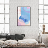 Oliver Gal 'Contemporary Baby Brush Strokes' Abstract Pink Wall Art Canvas Print