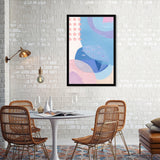 Oliver Gal 'Contemporary Baby Brush Strokes' Abstract Pink Wall Art Canvas Print