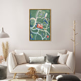 Oliver Gal 'Estate of Isaac Martin by Goldbaum & Stonehill' Floral and Botanical Green Wall Art Canvas Print