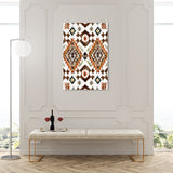 Oliver Gal 'Tribal Diamond Shape Design' Canvas Art Print