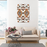 Oliver Gal 'Tribal Diamond Shape Design' Canvas Art Print