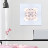 Oliver Gal 'kalei III' Architecture and Buildings Wall Art Canvas Print Asian Buildings - White, Blue
