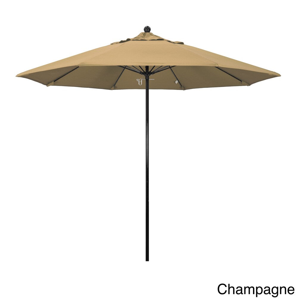 Riviera 9ft Push Lift Fiberglass Round Umbrella by Havenside Home, Base Not Included