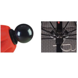 Riviera 9ft Push Lift Fiberglass Round Umbrella by Havenside Home, Base Not Included