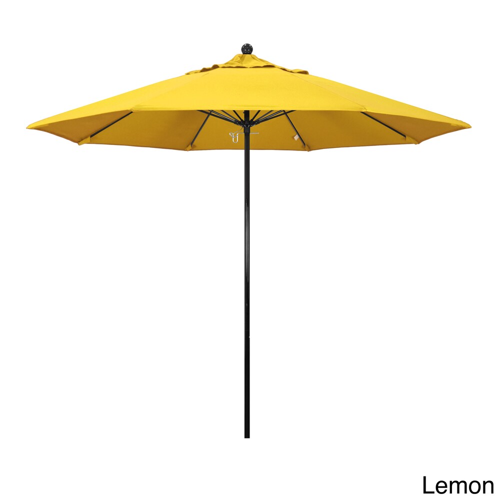 Riviera 9ft Push Lift Fiberglass Round Umbrella by Havenside Home, Base Not Included