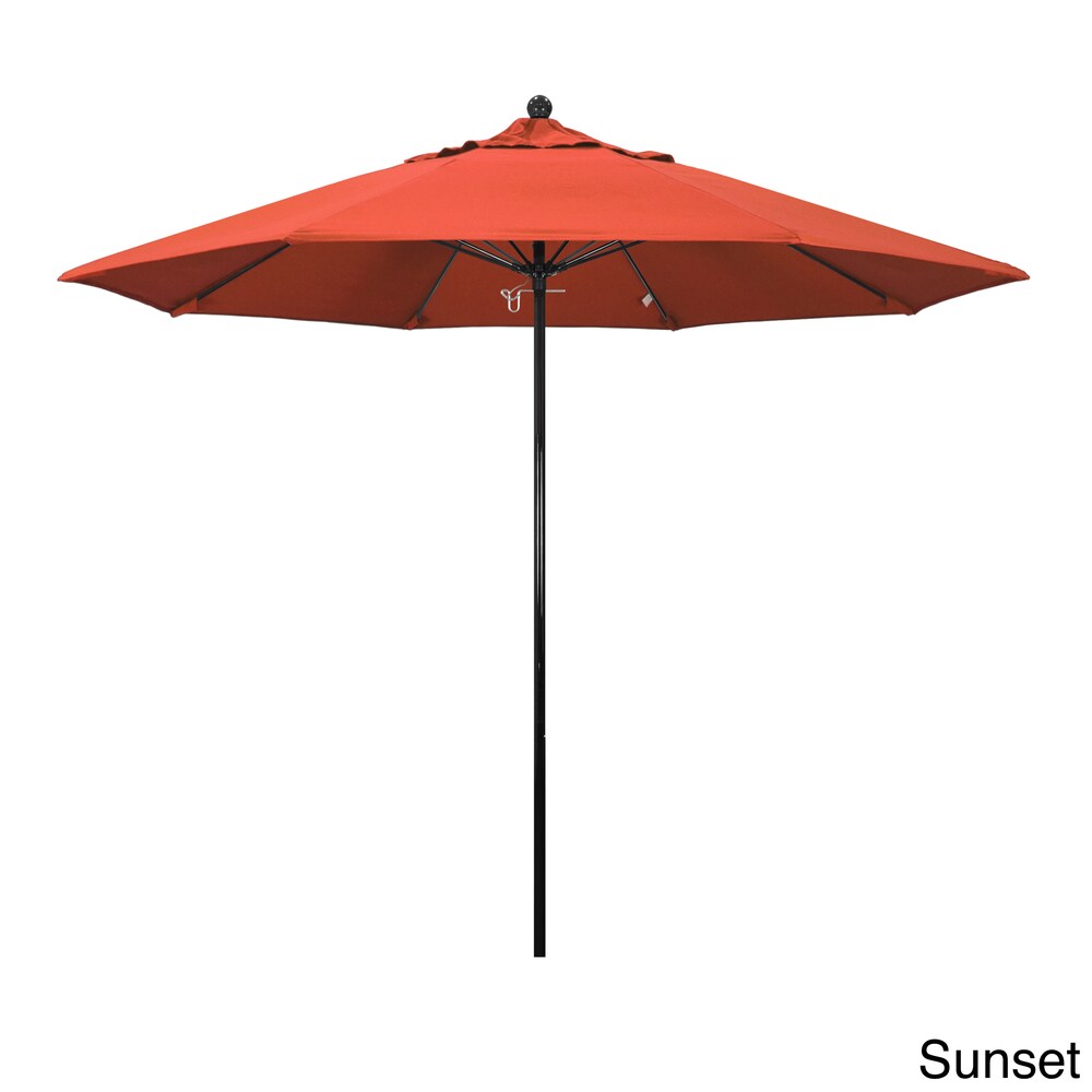 Riviera 9ft Push Lift Fiberglass Round Umbrella by Havenside Home, Base Not Included