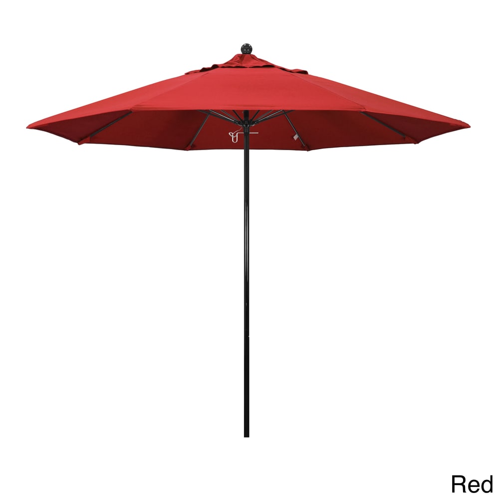 Riviera 9ft Push Lift Fiberglass Round Umbrella by Havenside Home, Base Not Included