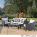 Christopher Knight Home Outdoor Antibes 4-piece Wicker Chat Set with Cushions