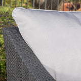 Christopher Knight Home Outdoor Antibes 4-piece Wicker Chat Set with Cushions