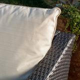 Christopher Knight Home Outdoor Antibes 4-piece Wicker Chat Set with Cushions