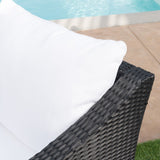 Christopher Knight Home Outdoor Antibes 4-piece Wicker Chat Set with Cushions