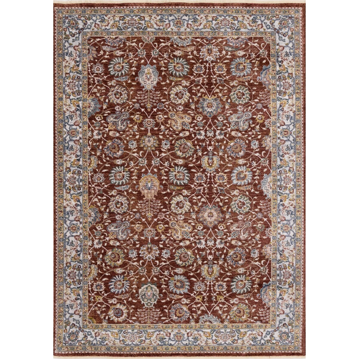 Olivia Collection - Classic Elegant Border Area Rug