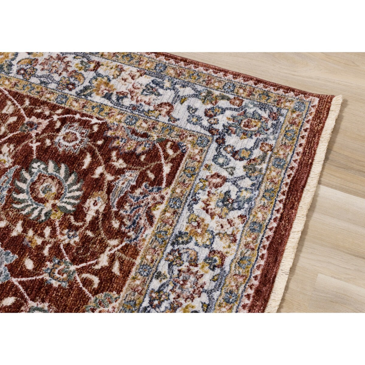 Olivia Collection - Classic Elegant Border Area Rug