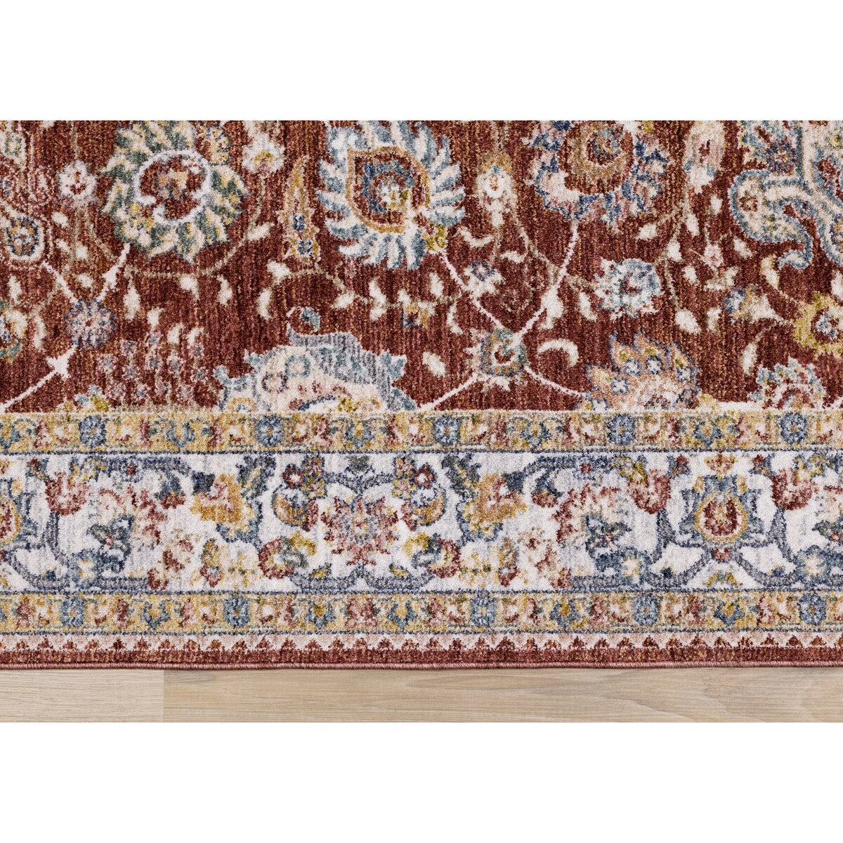 Olivia Collection - Classic Elegant Border Area Rug