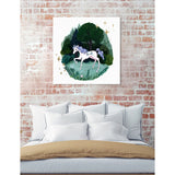 Oliver Gal 'Magical Forest' Fantasy and Sci-Fi Wall Art Canvas Print - Purple, Green