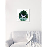 Oliver Gal 'Magical Forest' Fantasy and Sci-Fi Wall Art Canvas Print - Purple, Green