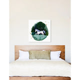 Oliver Gal 'Magical Forest' Fantasy and Sci-Fi Wall Art Canvas Print - Purple, Green