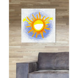 Oliver Gal 'Rise &amp; Shine' Astronomy and Space Wall Art Canvas Print - Yellow, Blue