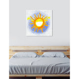 Oliver Gal 'Rise &amp; Shine' Astronomy and Space Wall Art Canvas Print - Yellow, Blue