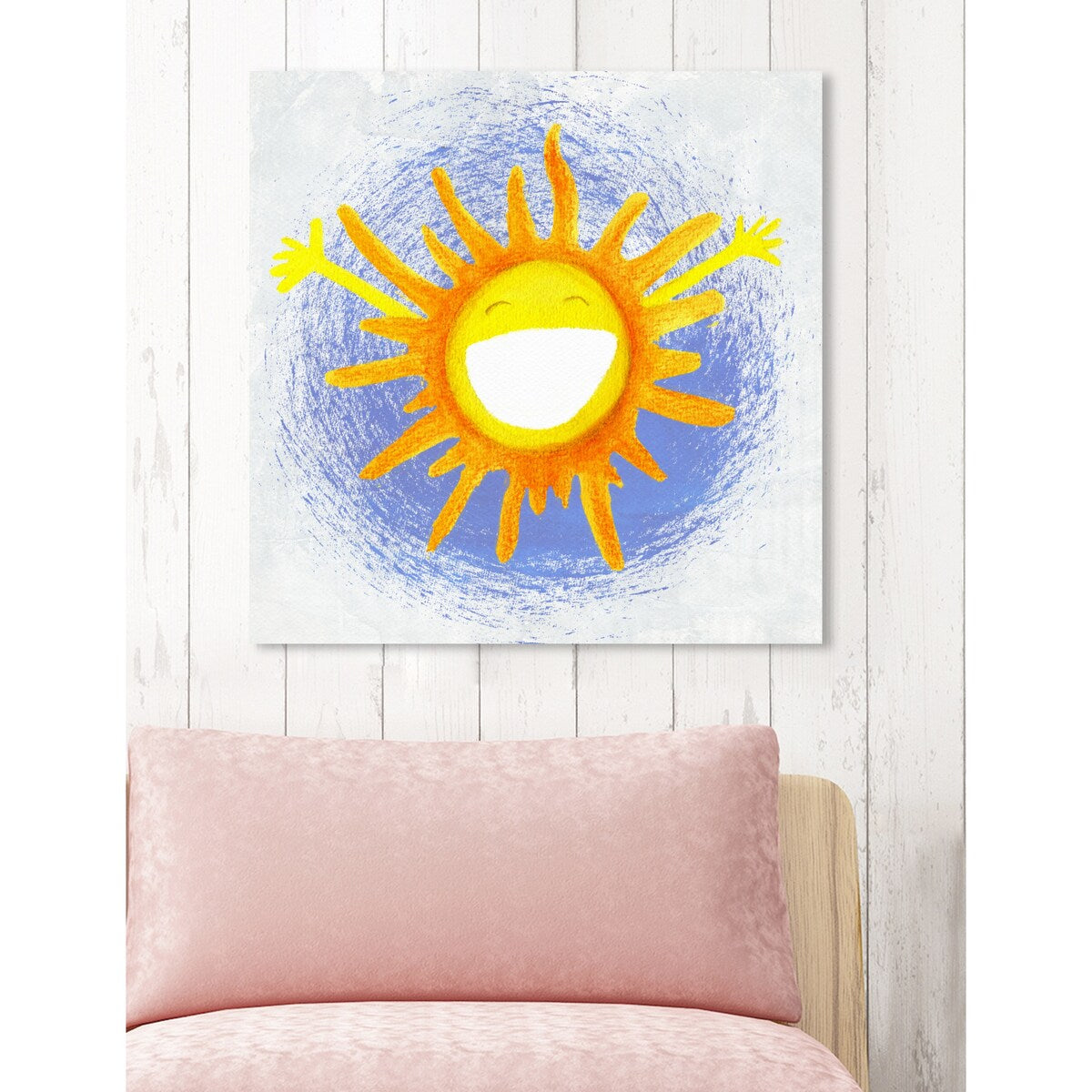 Oliver Gal 'Rise &amp; Shine' Astronomy and Space Wall Art Canvas Print - Yellow, Blue
