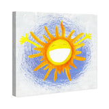 Oliver Gal 'Rise &amp; Shine' Astronomy and Space Wall Art Canvas Print - Yellow, Blue