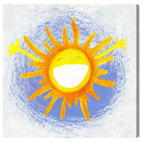 Oliver Gal 'Rise &amp; Shine' Astronomy and Space Wall Art Canvas Print - Yellow, Blue