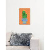 Oliver Gal 'Stuck Together' Floral and Botanical Wall Art Canvas Print - Orange, Green