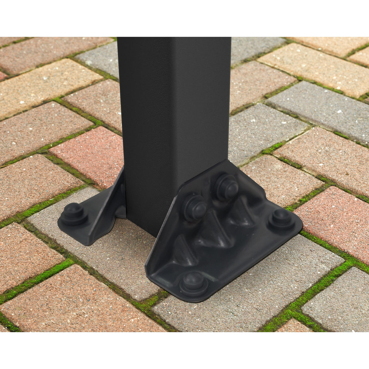 Olympia 10 ft. Gray/Bronze Aluminum Patio Cover
