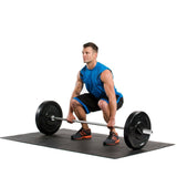 Olympic Barbell 5-Foot Barbell 176LB Capacity, 2 Inch Weightlifting Barbell, Weights Lifting Power Lifting (Silver)