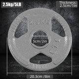Olympic Weight Plates 5LB Plates Standard 2" Exercise Weights Weightlifting and Bodybuilding