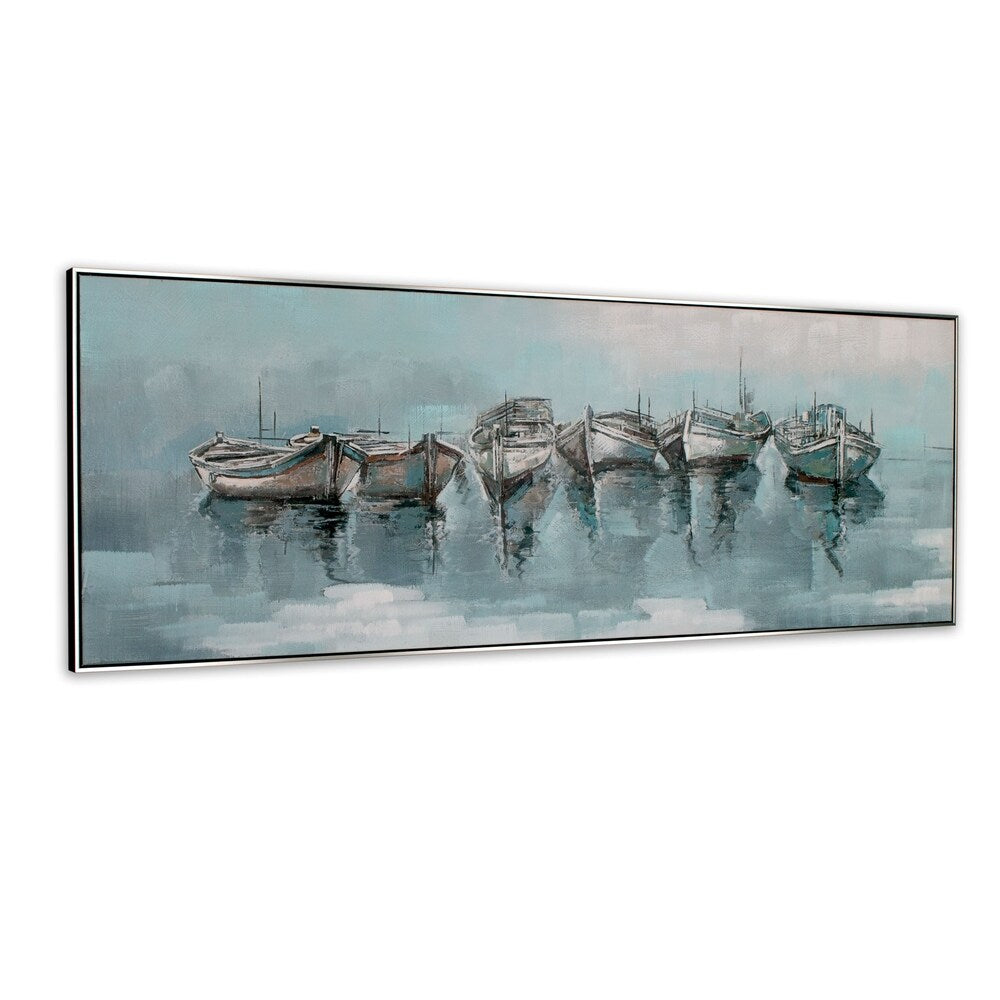 On the Water Framed Canvas