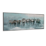 On the Water Framed Canvas