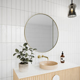 One Door Steel Frame Round Shape Medicine Cabinet