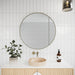 One Door Steel Frame Round Shape Medicine Cabinet