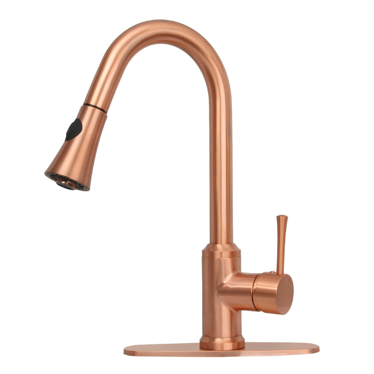 One-Handle Pull-Down Copper Kitchen Faucet - 16"