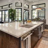 One-Handle Widespread Kitchen Faucet with Side Spray