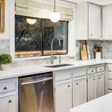 One-Handle Widespread Kitchen Faucet with Side Spray