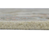 One of a Kind Hand-Tufted Persian 4' x 6' Oriental Wool Cream Rug - 4' x 6'