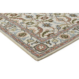 One of a Kind Hand-Tufted Persian 4' x 6' Oriental Wool Cream Rug - 4' x 6'