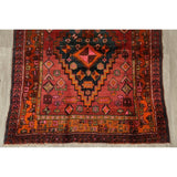 One of a Kind Heriz Geometric Hand-Knotted Wool Persian Oriental Rug - 9'1" x 4'4" Runner